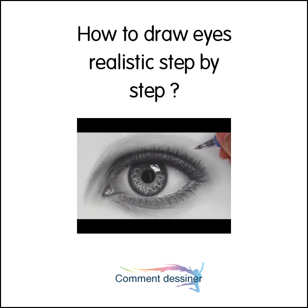 How to draw eyes realistic step by step